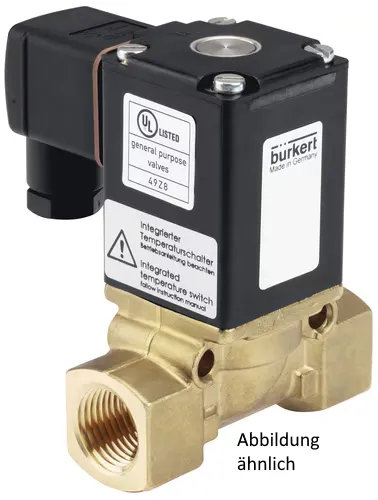 2/2 Wege solenoid valve Servomembran 25,0 NBR G1 PN0-16 Bar 24V AC/DC 9W ID No 00053675