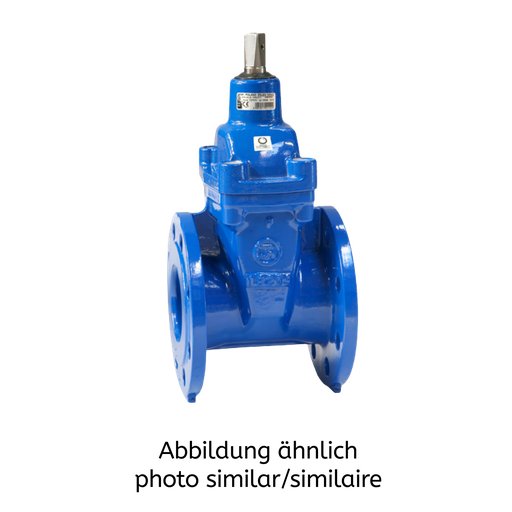 Absperrschieber DN100 PN10 GG-25, DIN 3352/F4-2C,Flansch gebohrt nach PN10/PN16 nach DIN EN 1092-1/2