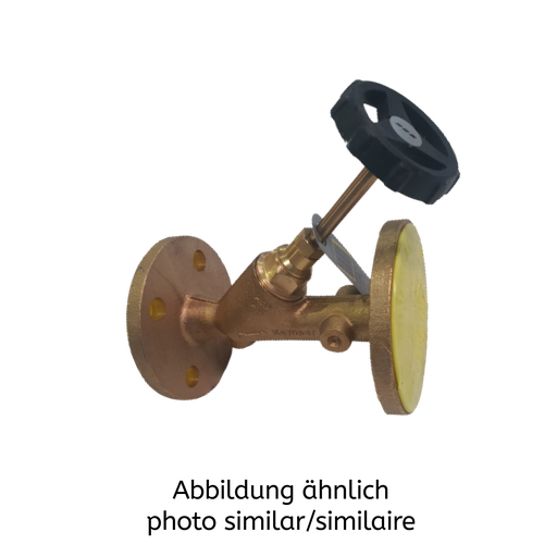 Freistrom-Absperrventil, Rotguss, Figur 135 01 DN40