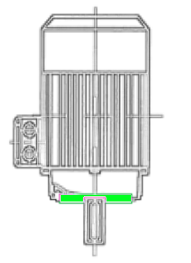 Motor 2,2 kW, 2-polig, 090L, V18, 60Hz,460V, IE3