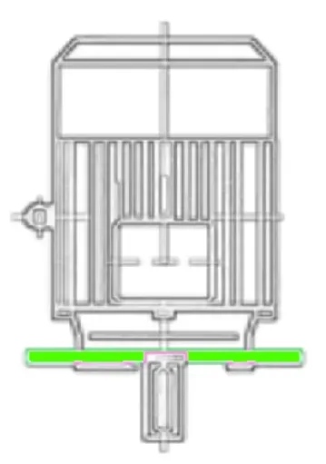 Motor 7,5 kW, 2-polig, 132S, V1, 50Hz, 400V, IE5