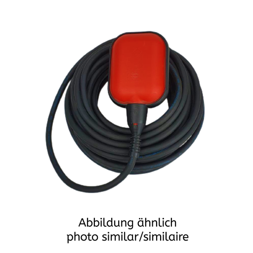 Schwimmschalter mit  5 m Kabel 230V-1 AC max. 8A min. 20mA